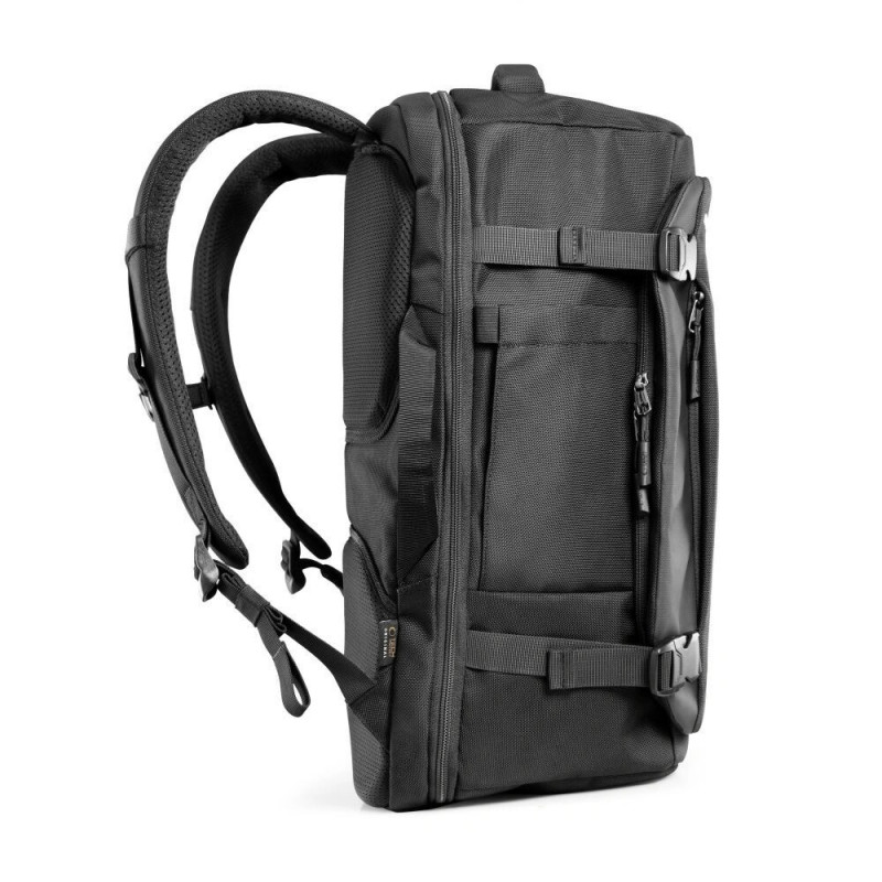 Mochila de cabine para portátil Tech-Protect Defender S40 Ryanair & Wizzair Travel, 20 L, 40x20x25 cm, preta