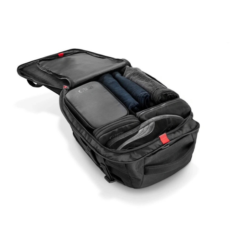 Mochila de cabine para portátil Tech-Protect Defender S40 Ryanair & Wizzair Travel, 20 L, 40x20x25 cm, preta