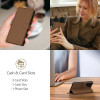 Capa com carteira Tech-Protect para Apple iPhone 17e / 16e, castanha