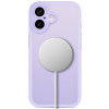 Capa Tech-Protect MagPeak MagSafe CC para Apple iPhone 17, lavanda mate