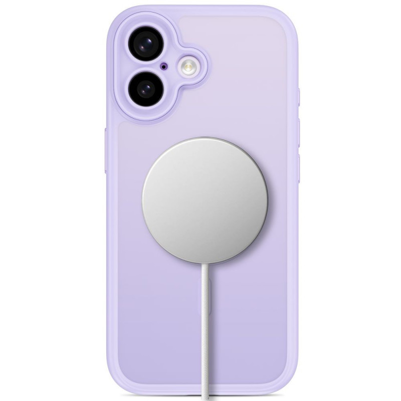 Capa Tech-Protect MagPeak MagSafe CC para Apple iPhone 17, lavanda mate