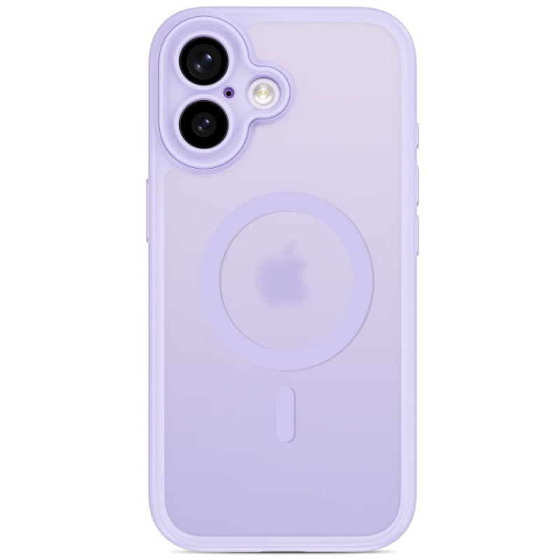 Capa Tech-Protect MagPeak MagSafe CC para Apple iPhone 17, lavanda mate