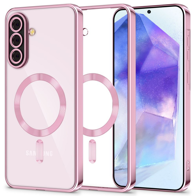 Capa MagSafe MagFlex Tech-Protect para Samsung Galaxy A56 5G, Rose Gold