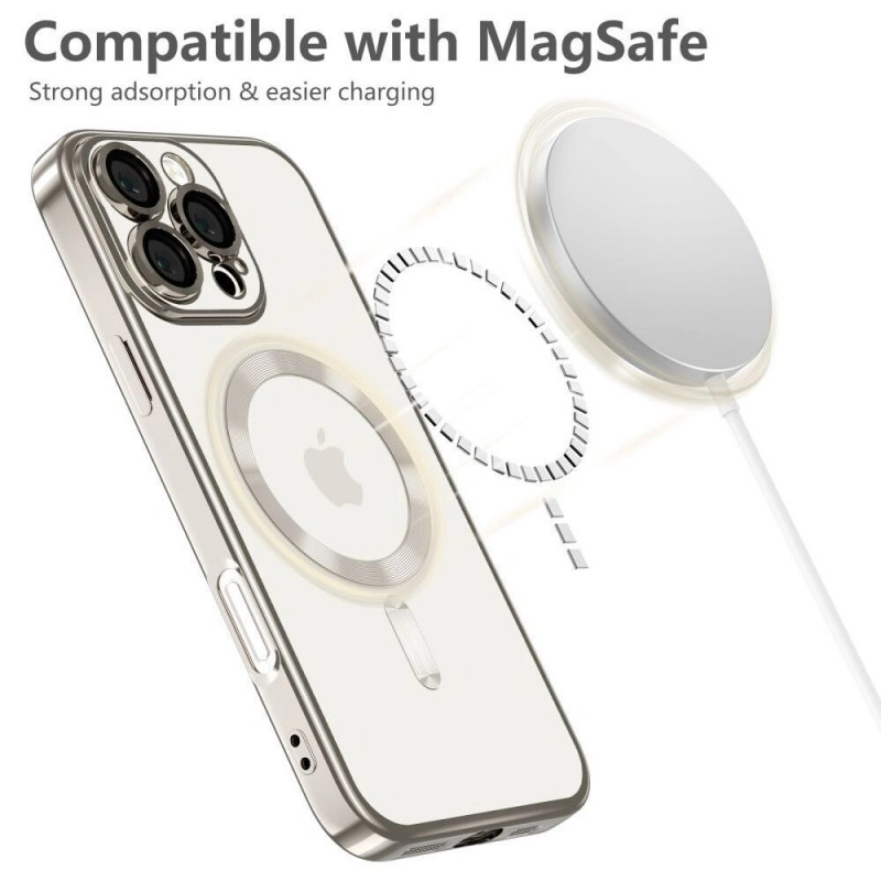 Capa MagSafe MagFlex Tech-Protect para Samsung Galaxy A56 5G, Rose Gold