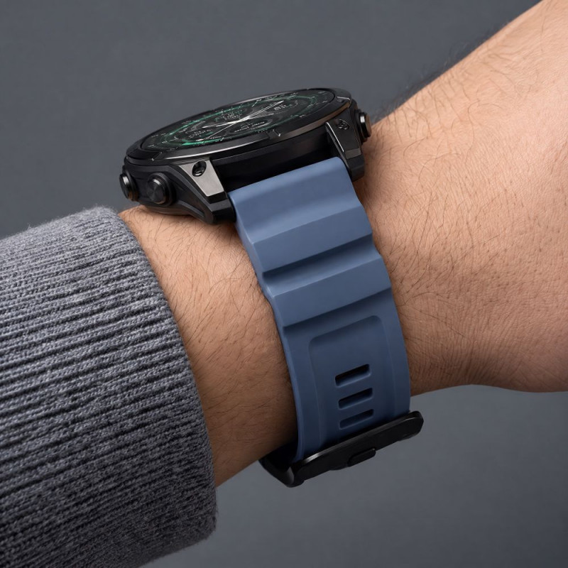 Pulseira para relógio Tech-Protect Motion Garmin Fenix 5X / 5X Plus / 6X / 6X Pro / 7X / 8 / 8 Pro / 9 / 9 Pro (51 mm), azul náutico