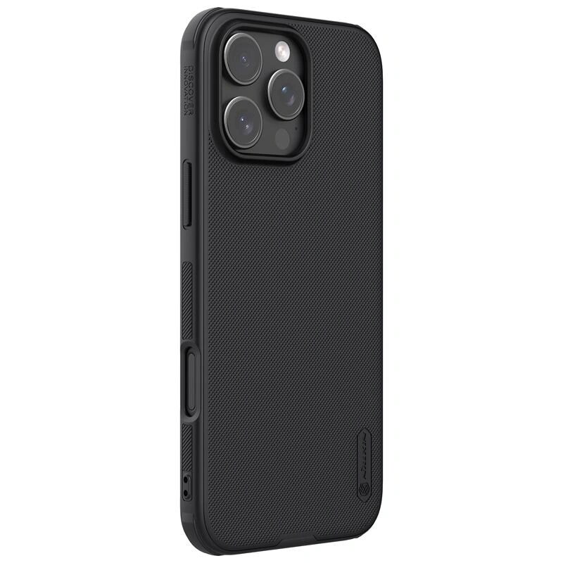Capa Nillkin Super Frosted Shield Pro para Apple iPhone 16 Pro, preta