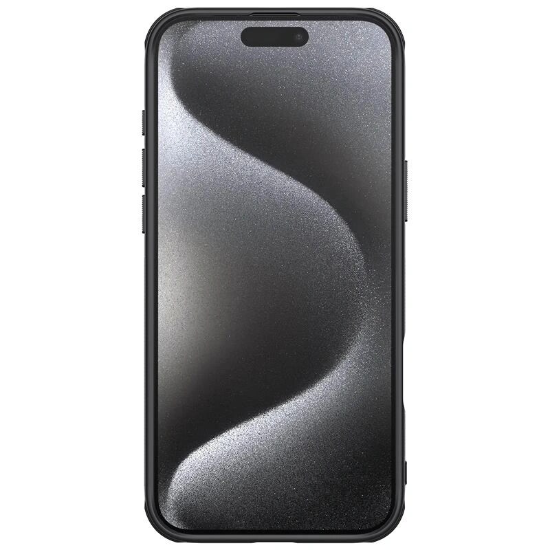 Capa Nillkin Super Frosted Shield Pro para Apple iPhone 16 Pro, preta