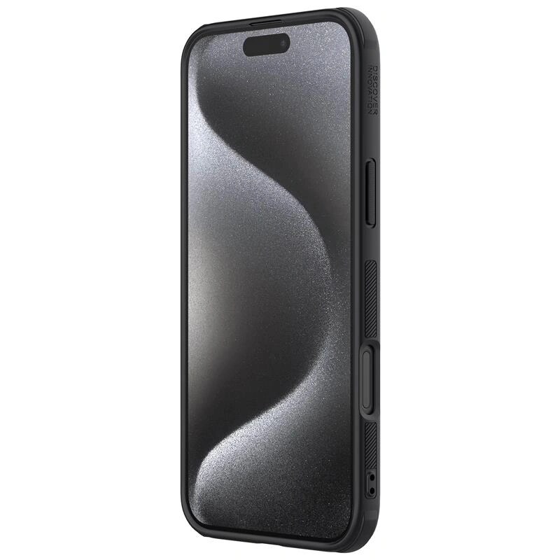 Capa Nillkin Super Frosted Shield Pro para Apple iPhone 16 Pro, preta