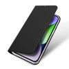 Capa flip com carteira Dux Ducis Skin Pro para Apple iPhone 15 Plus, preta
