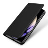 Capa flip Dux Ducis Skin Pro para Realme 10 Pro, preta