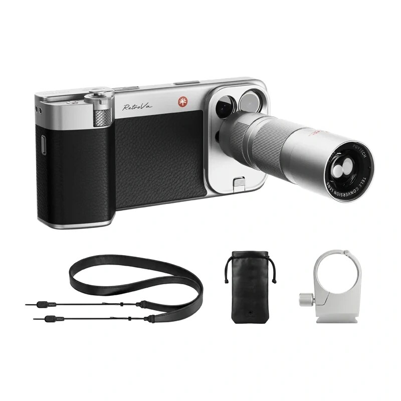 Conjunto de presente completo Pgytech PGY RetroVa para iPhone 16 Pro, P-PG-127