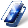 Joyroom Capa Completa 360 + Vidro Temperado para Apple iPhone 13 Pro Max, JR-BP928, Azul