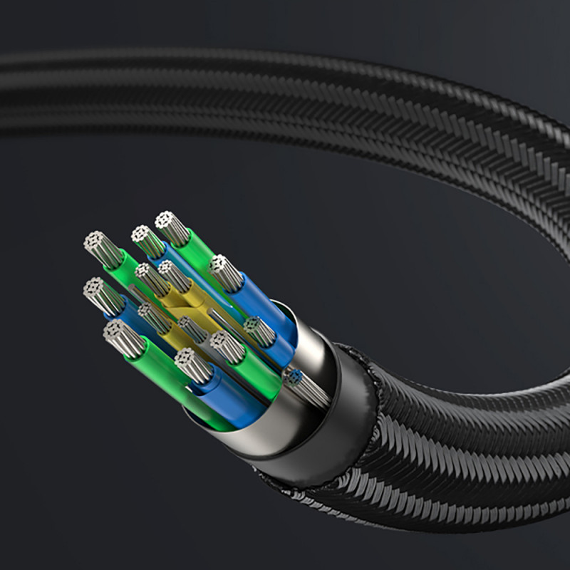 Cabo HDMI 2.1 Orico H8CY, 8K 60 Hz, 3 m, preto