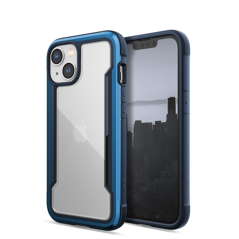 Capa Raptic Shield X-Doria para Apple iPhone 14, azul-marinho