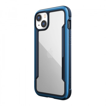 Capa Raptic Shield X-Doria para Apple iPhone 14 Plus / 15 Plus, azul-marinho