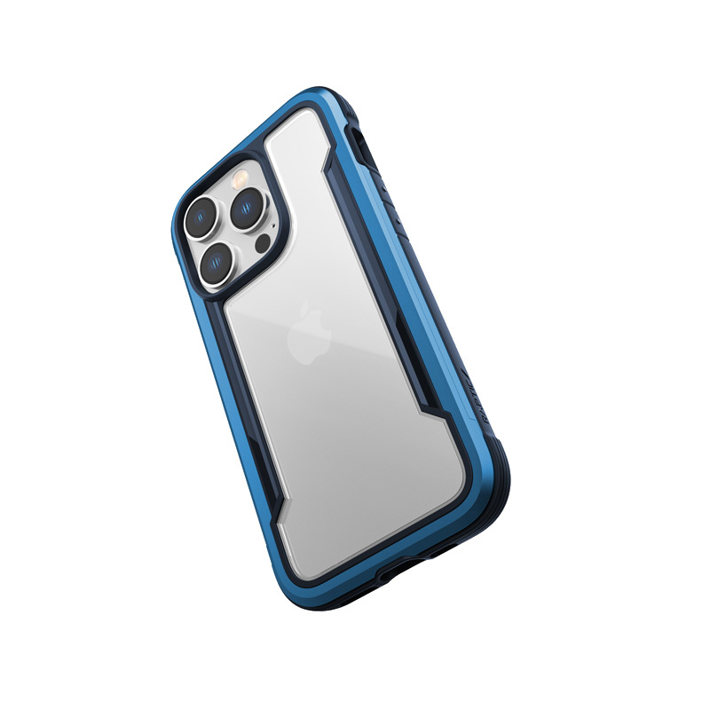 Capa Raptic Shield X-Doria para Apple iPhone 14 Pro, azul-marinho