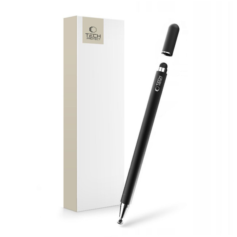 Caneta stylus magnética Tech-Protect, preta