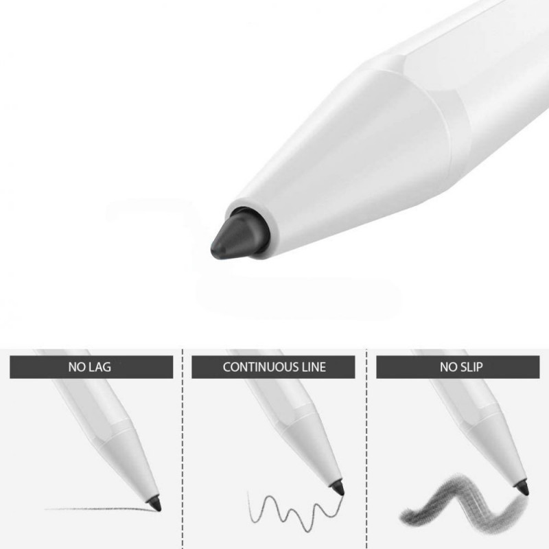 Caneta stylus digital Tech-Protect para Apple iPad, branca