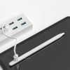 Caneta stylus digital Tech-Protect para Apple iPad, branca