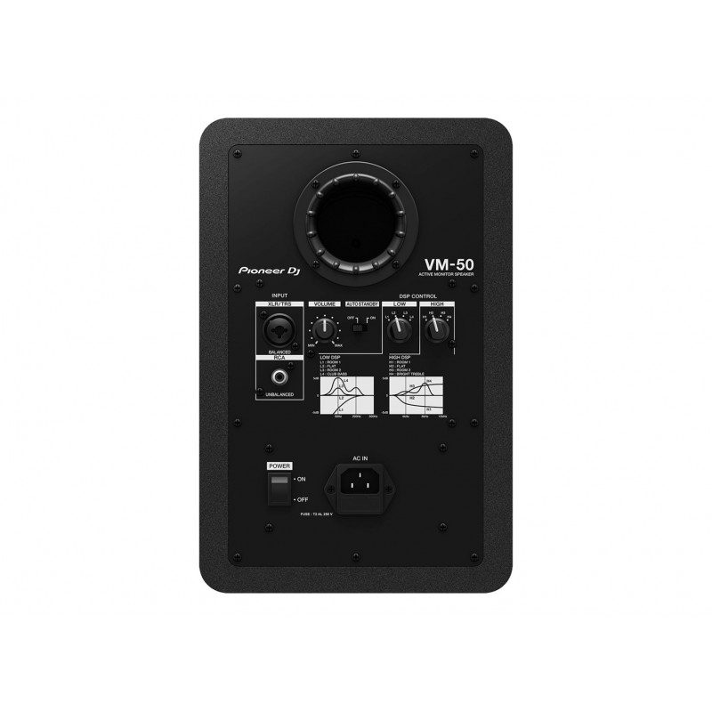 Pioneer VM-50 altifalante de 2 vias, com fios, preto