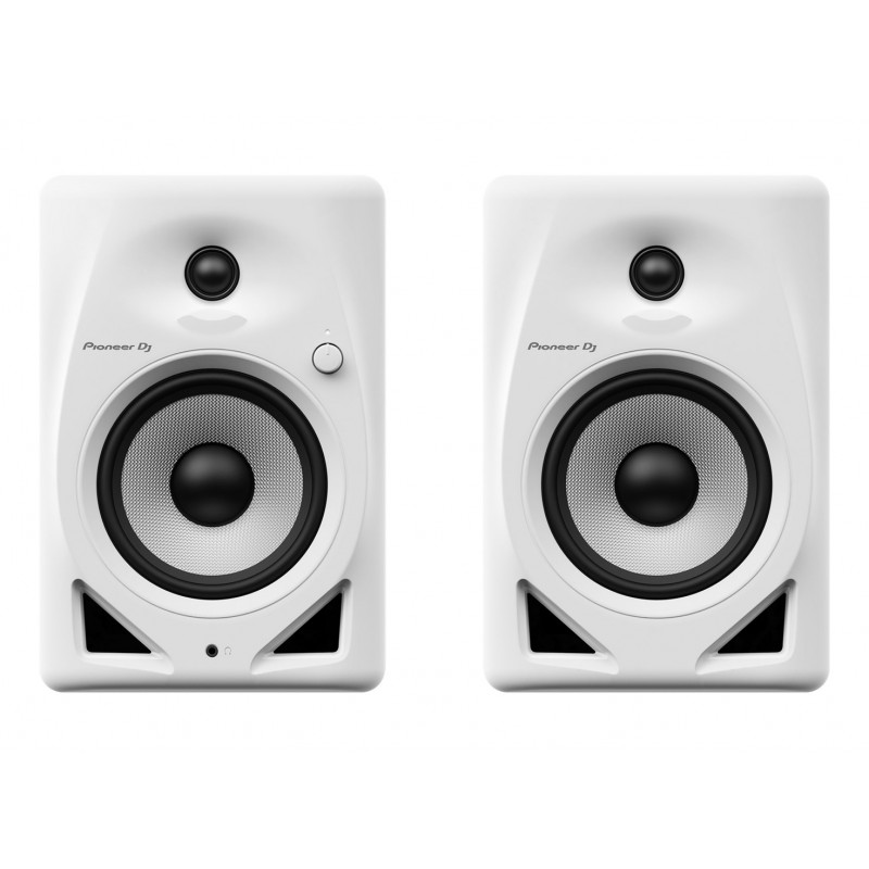 Coluna de monitorização ativa Pioneer DJ DM-50D-W, 5 polegadas, 25 W (2 unid.), branca