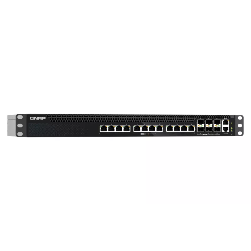 QNAP QSW-M5218-6F12T comutador de rede gerido L3, 10G Ethernet, rack 1U