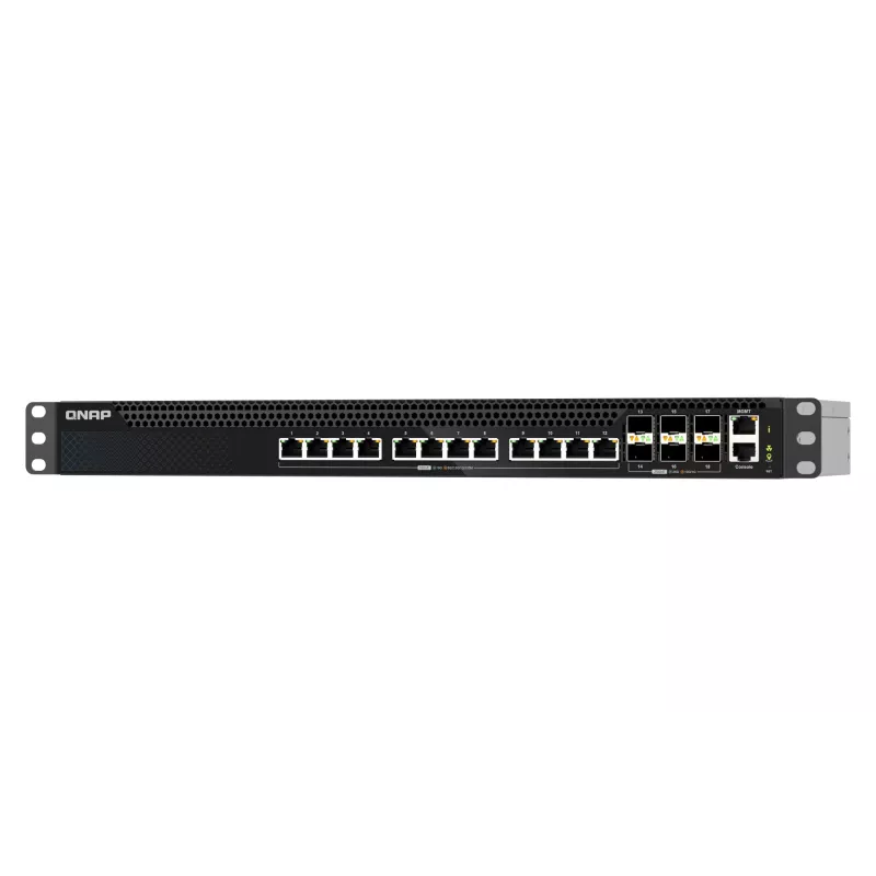 QNAP QSW-M5218-6F12T comutador de rede gerido L3, 10G Ethernet, rack 1U