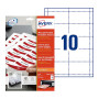 Etiquetas autocolantes para crachás de identificação Avery Zweckform L4727-20, 90 x 54 mm, branco