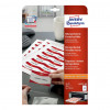 Etiquetas autocolantes para crachás de identificação Avery Zweckform L4727-20, 90 x 54 mm, branco