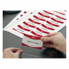 Etiquetas autocolantes para crachás de identificação Avery Zweckform L4727-20, 90 x 54 mm, branco
