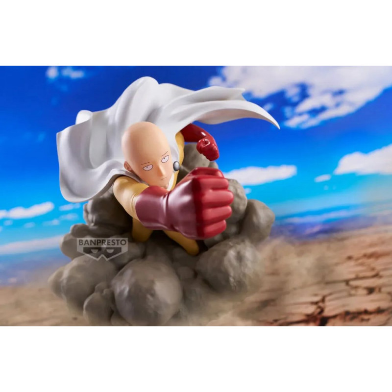 Figura colecionável Bandai Banpresto One Punch Man Diorama - Saitama (BP30038P)