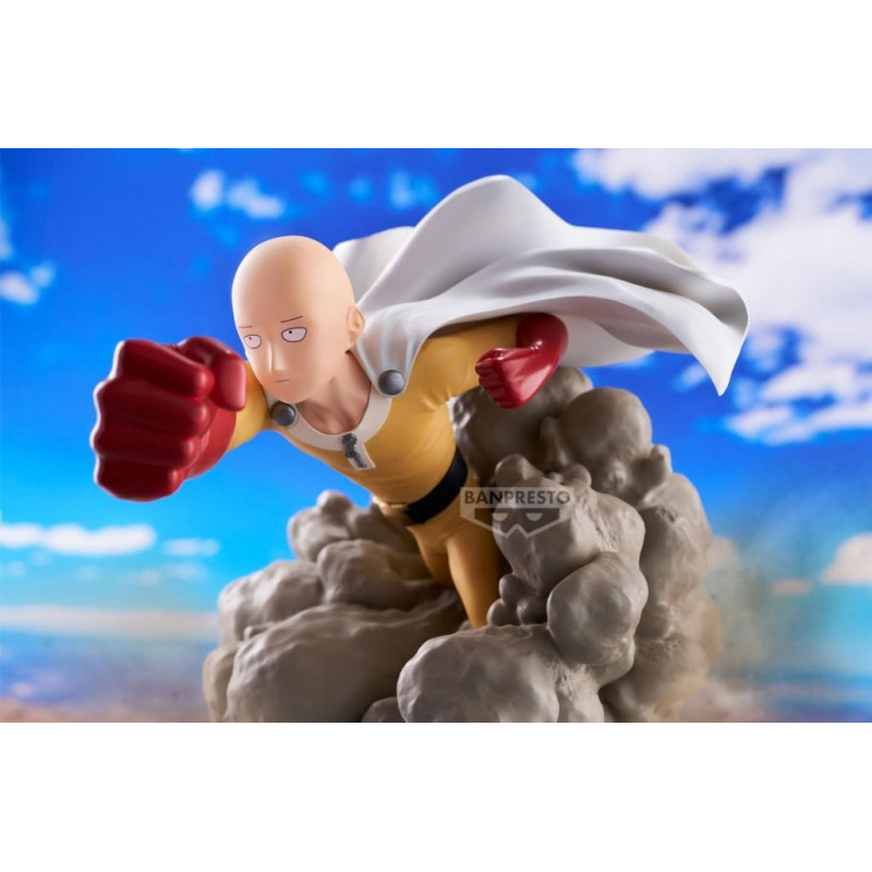 Figura colecionável Bandai Banpresto One Punch Man Diorama - Saitama (BP30038P)