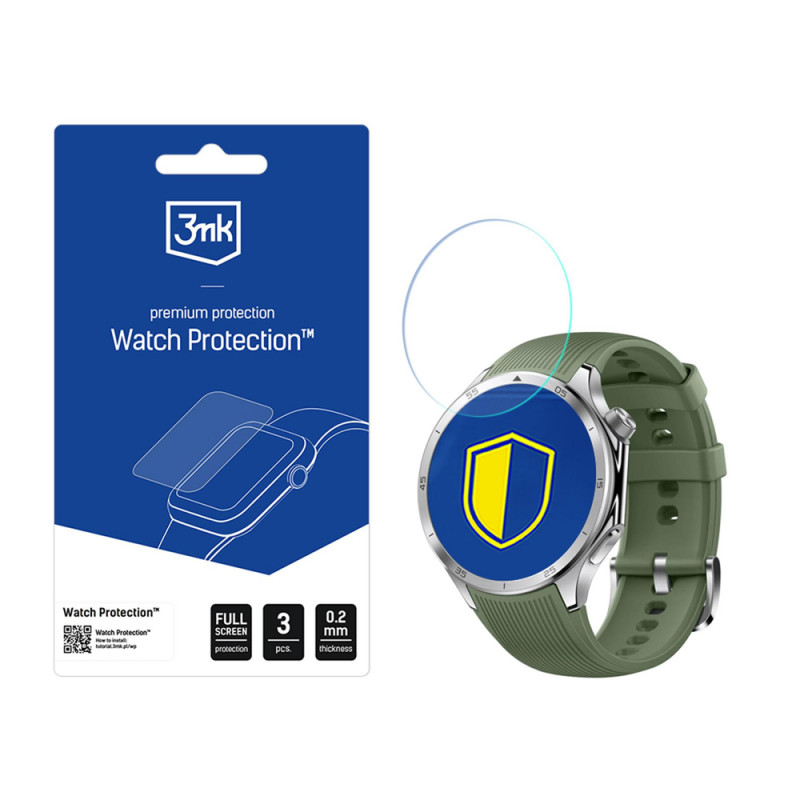Vidro híbrido 3MK FlexibleGlass para OnePlus Watch 3