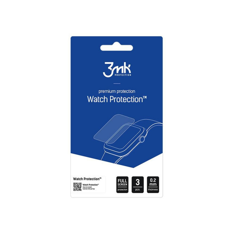 Película protetora de ecrã híbrida 3MK FlexibleGlass Watch Garmin Instinct 3 Tactical Edition 45 mm (Solar)