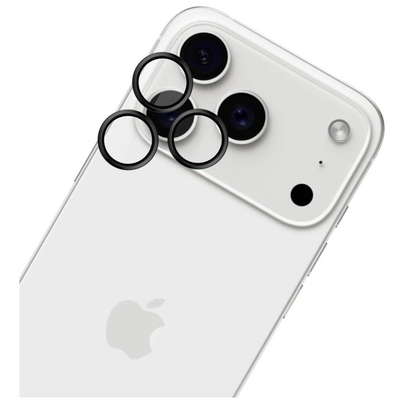 3MK HARDY Lens Protection Pro película de vidro para objetiva de câmara para Apple iPhone 17 Pro / 17 Pro Max, preto