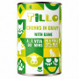 TILLO Comida húmida para cães Chunks in gravy Game, 1250 g