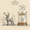 Comida húmida para cães OLLO Pure Deer, 850 g