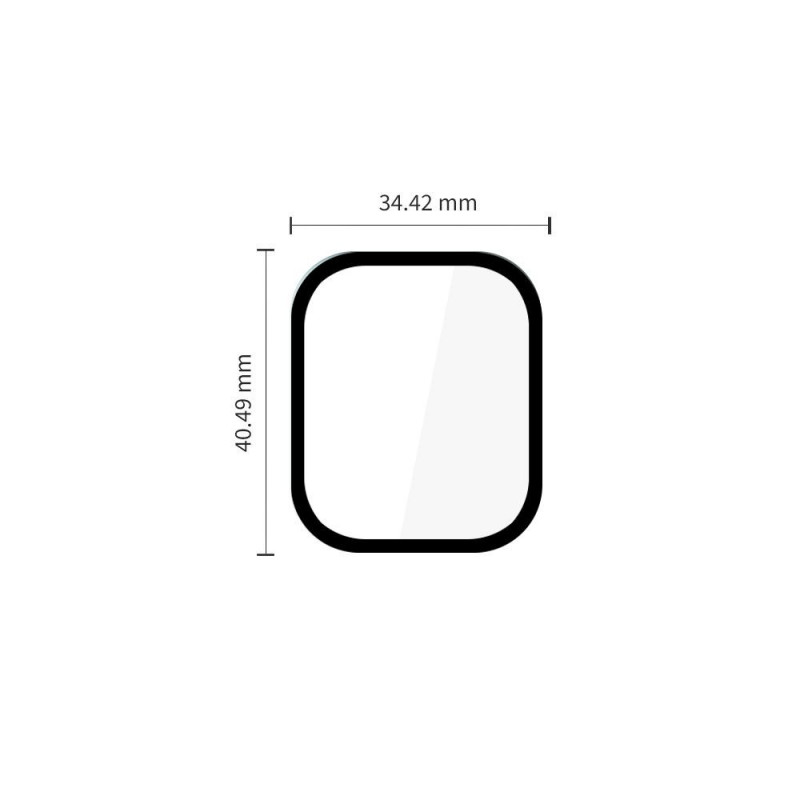 Tech-Protect Glass Flex+ Huawei Watch Fit 5 Vidro Híbrido, Preto (2 un.)