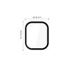 Tech-Protect Glass Flex+ Xiaomi Redmi Watch 6 vidro híbrido, preto (2 un.)