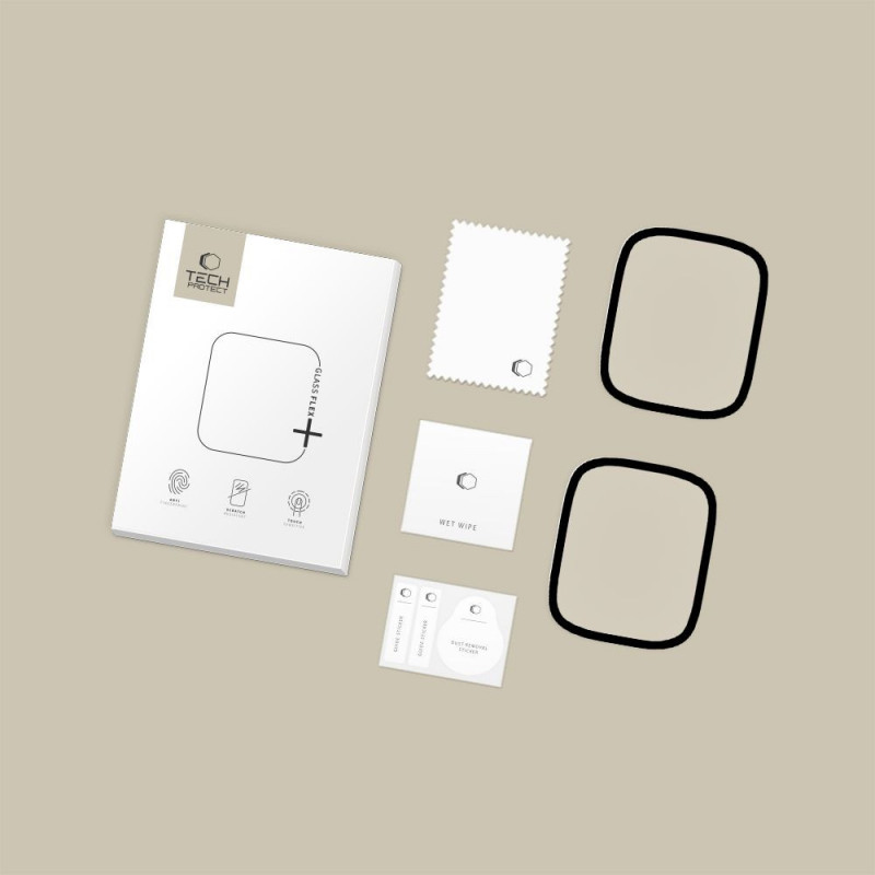 Tech-Protect Glass Flex+ Xiaomi Redmi Watch 6 vidro híbrido, preto (2 un.)