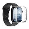 Protetor de ecrã em vidro AmazingThing Radix FullGuard com capa para Apple Watch Series 11 46 mm, transparente