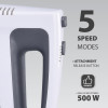 MAESTRO MR-502 Batedeira manual, 500 W, branco/preto