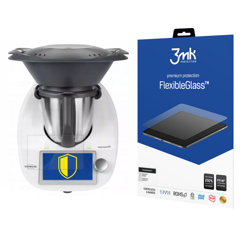 Protetor de ecrã em vidro híbrido 3MK FlexibleGlass Thermomix TM6