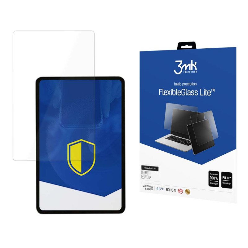 Protetor de ecrã em vidro híbrido 3MK FlexibleGlass para Xiaomi Pad 6 / 6 Pro, 11"