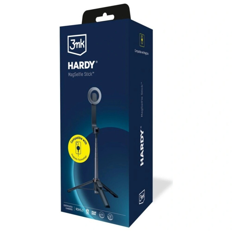 Pau de selfie 3MK HARDY MagSelfie, preto