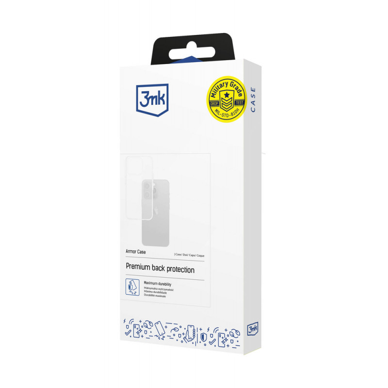 Capa 3MK Armor para Motorola Edge 40, Transparente