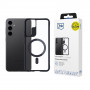 Capa MagSafe para smartphone 3MK Satin Armor MagCase 156089-0 para Samsung Galaxy S24+, transparente
