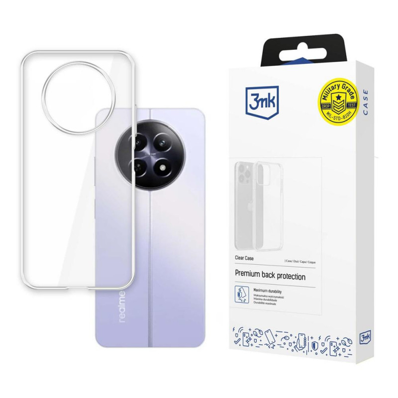 Capa 3MK Clear Case 3MK5954 para Realme 12 5G, transparente