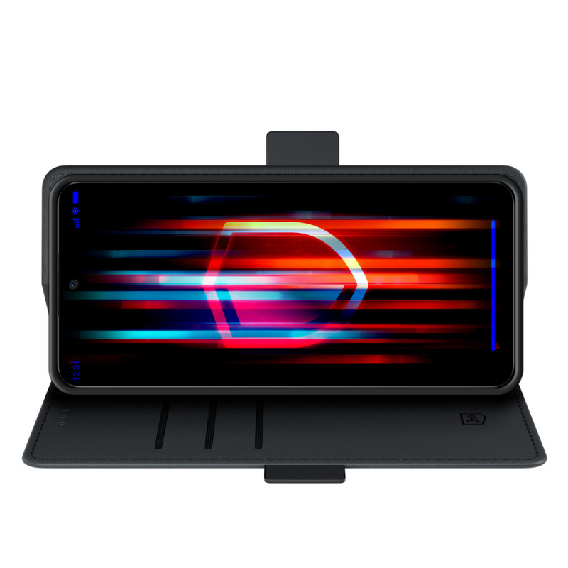 Capa tipo carteira 3MK para Xiaomi Redmi Note 12S, preta