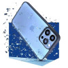Capa 3mk Satin Armor Case+ para Apple iPhone 16 Pro Max, Transparente com Moldura Preta
